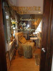 looking in thru the new front door