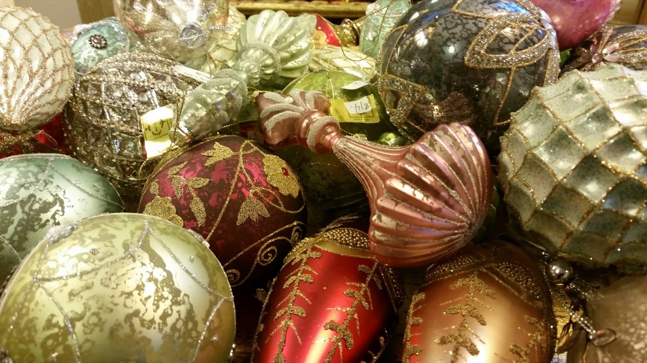 home decor and christmas ornaments